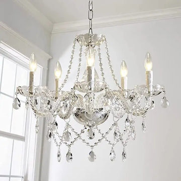 Crystal LED Chandelier Modern Ceiling Hanging Light for Events & Weddings